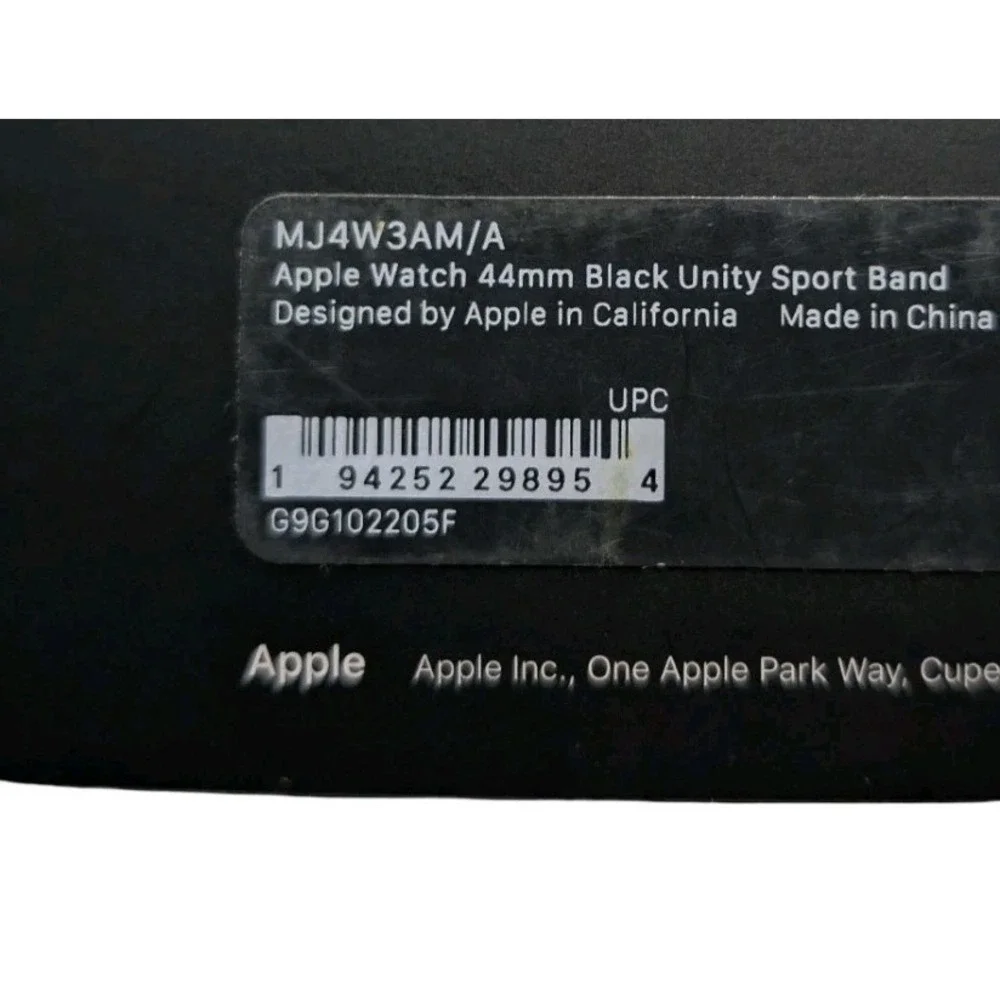 22-O Apple‎ Watch 44mm Black Unity Sport Band MJ4W3AM/A